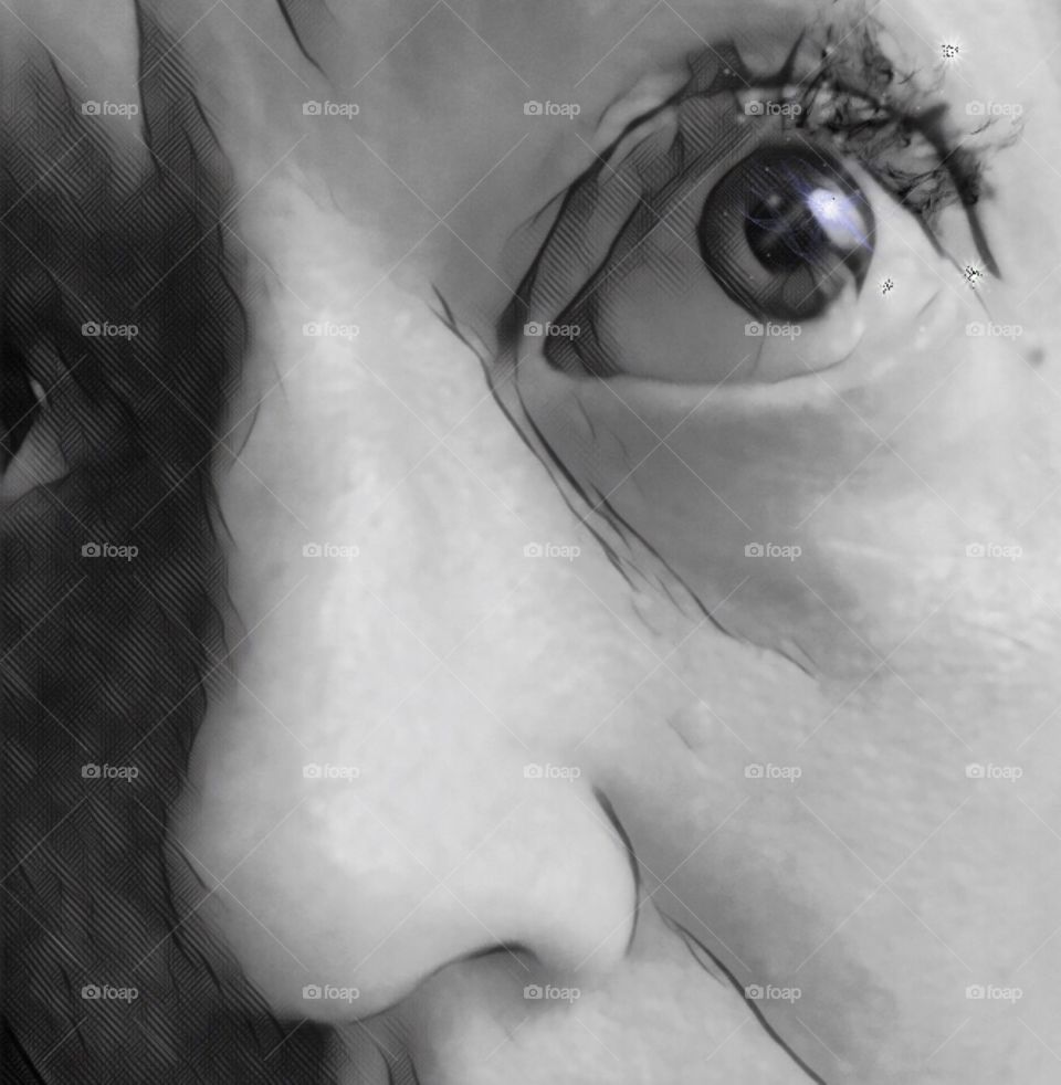 Close up Eye Portrait