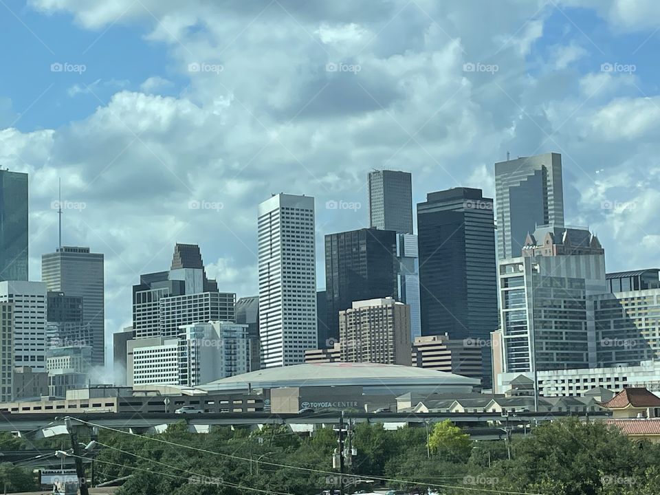 Houston sky line