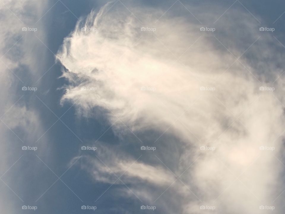 The sky with dragon head