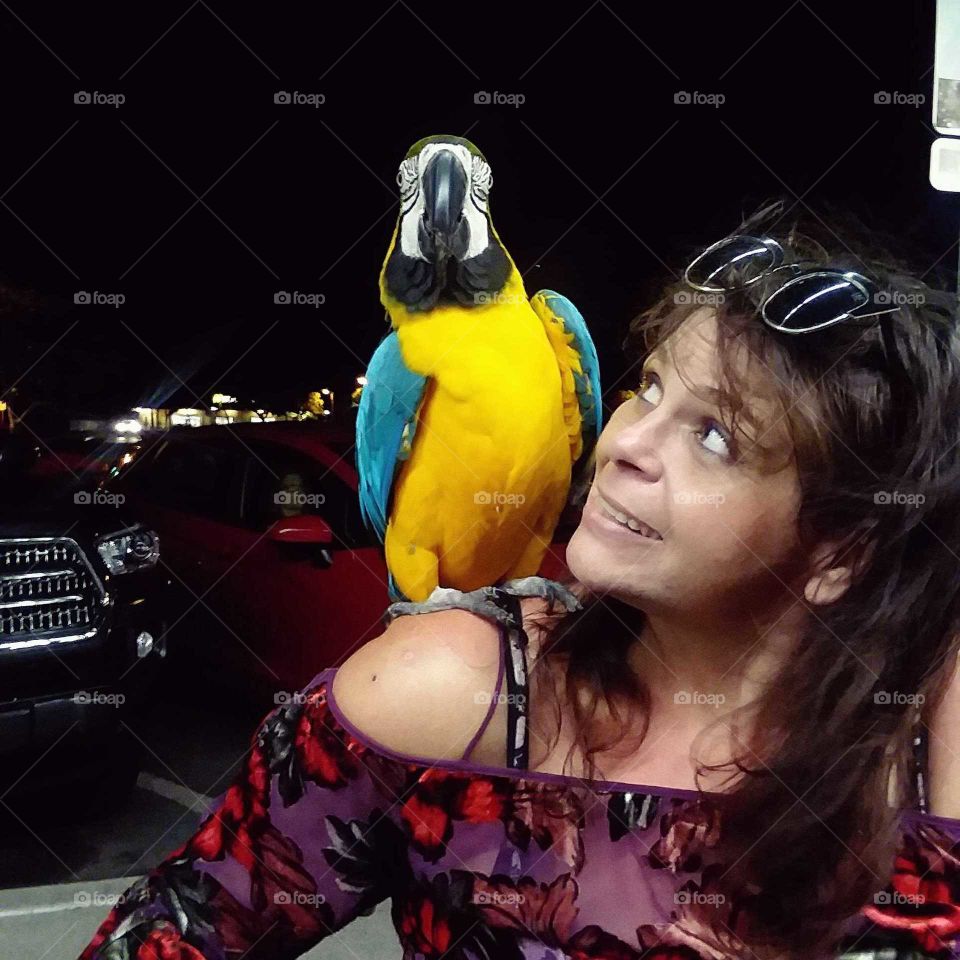 this bird and I looking good