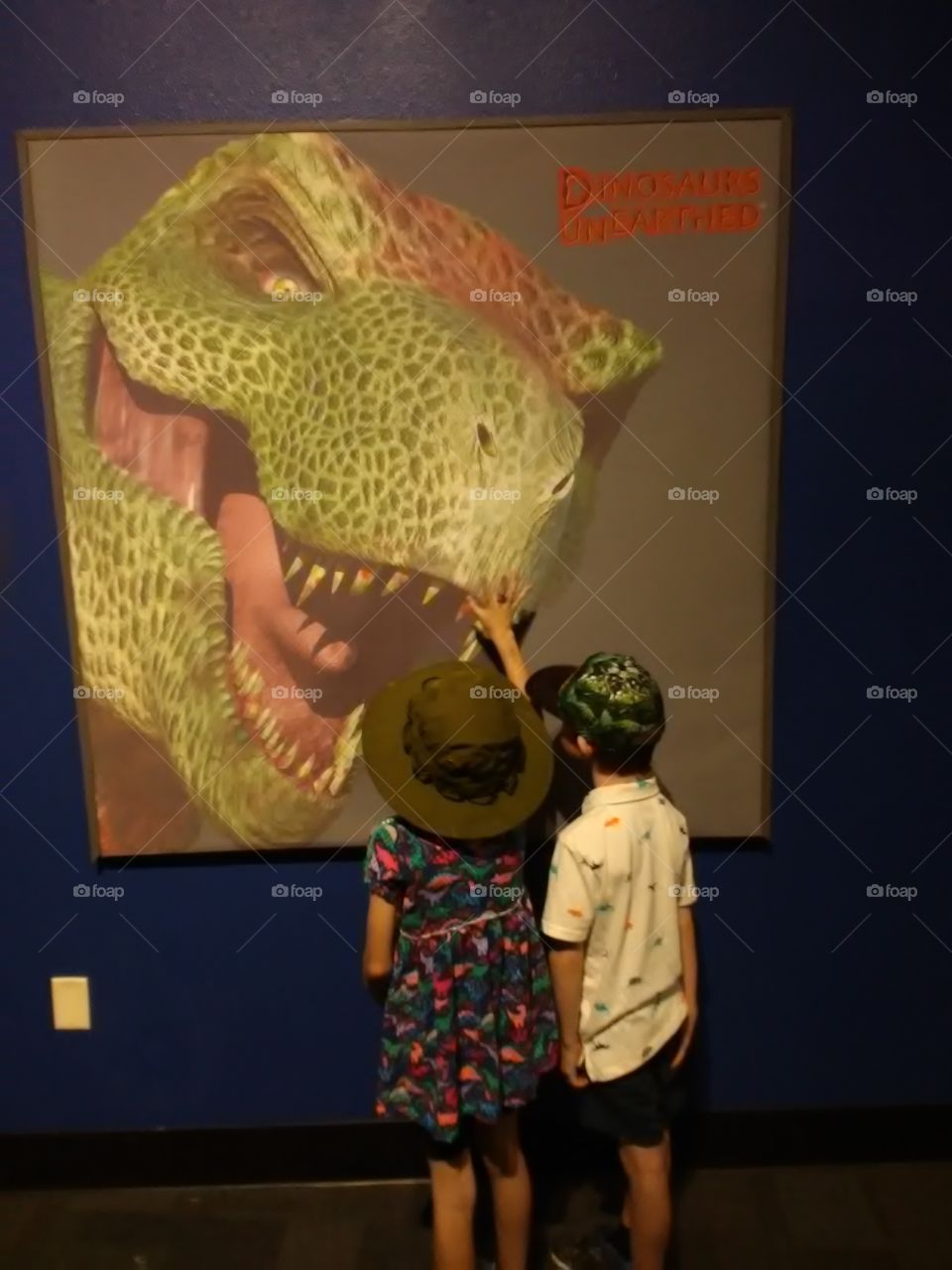 dinosaur exhibit at spring reserve