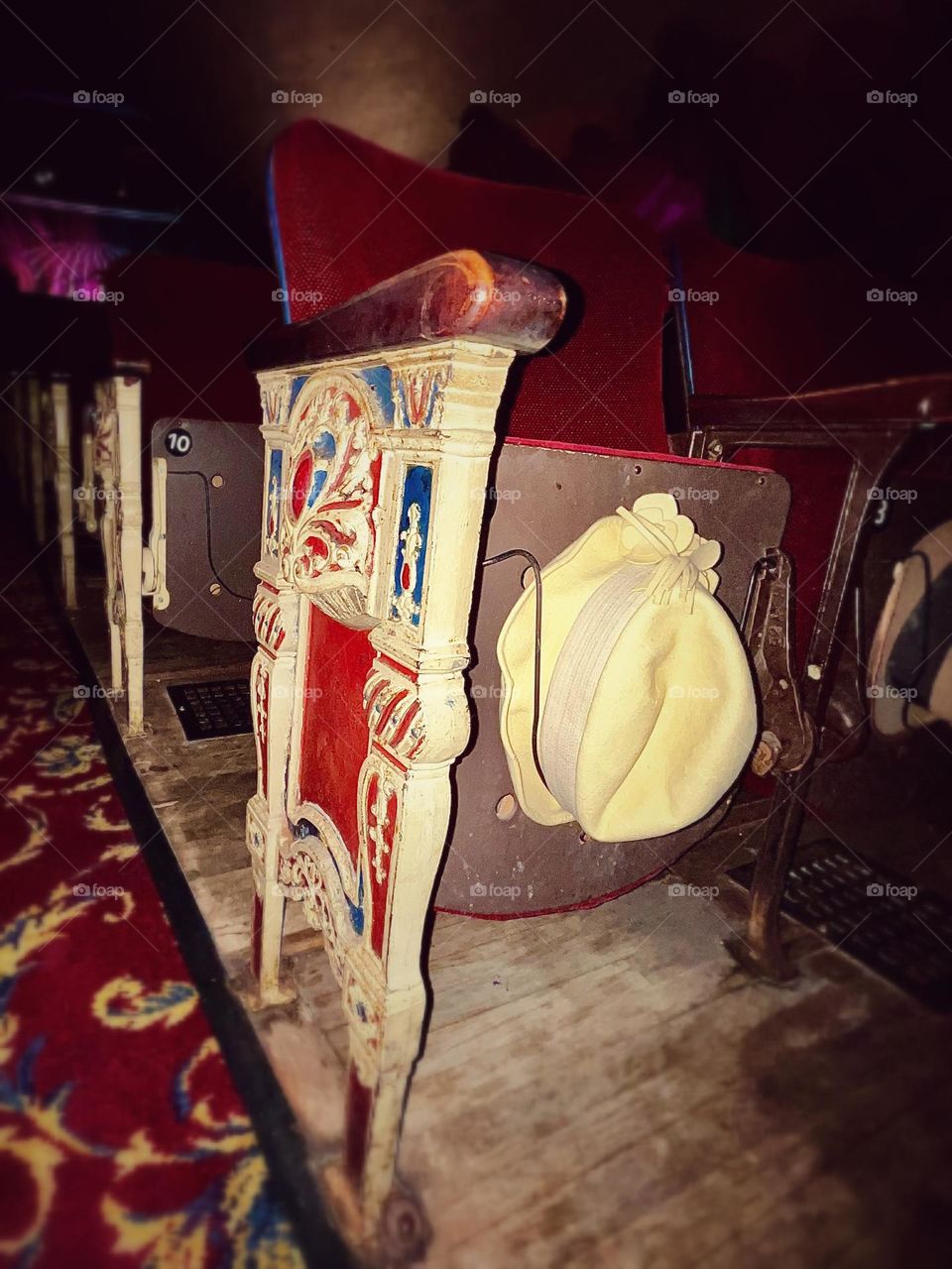 Vintage Movie Theater Yellow Hat