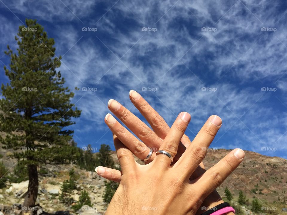 The Sky and our hands