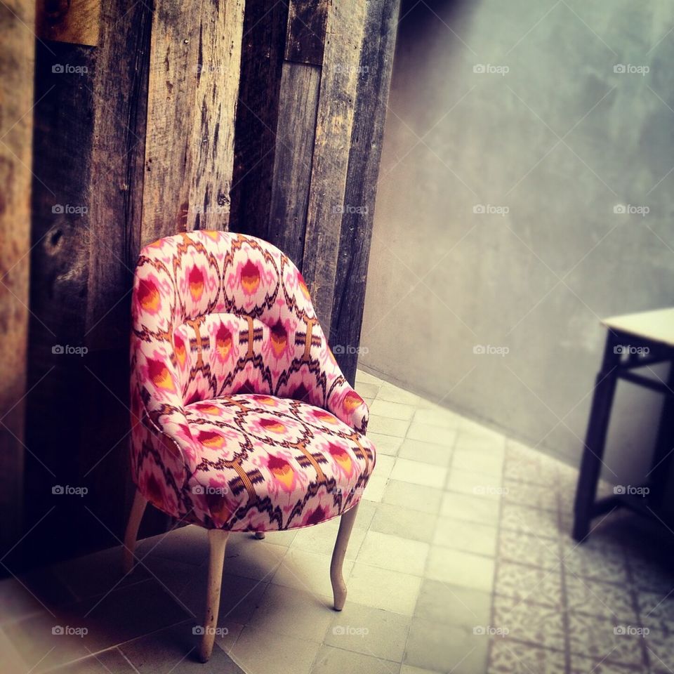 Anthropologie Patterned Chair