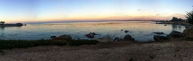 Sea dusk