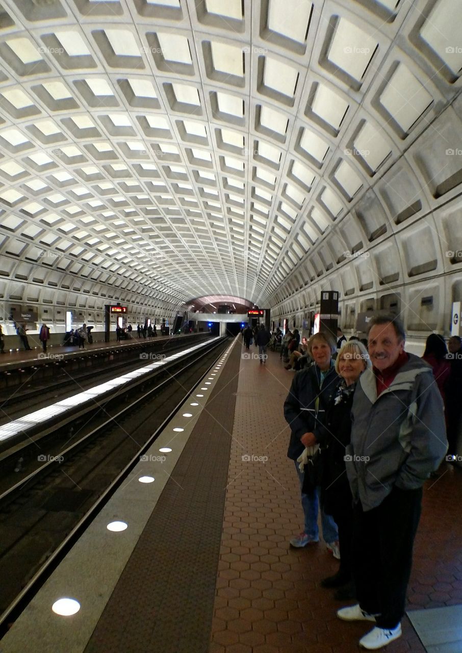 Metro station in Washington