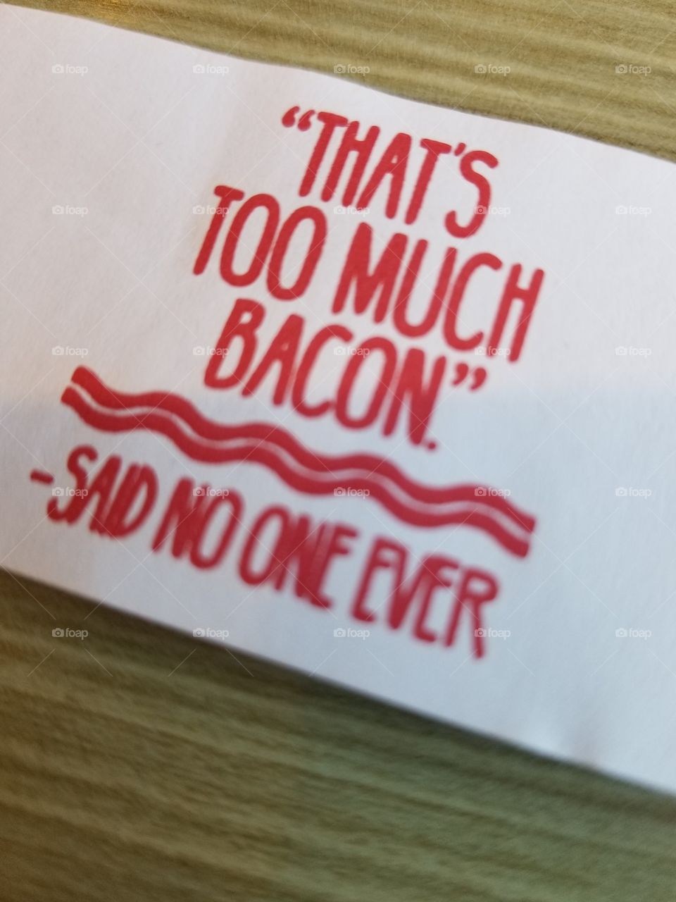 Bacon Bacon Bacon