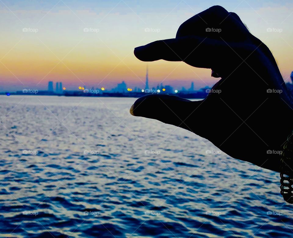 An evening view - Dubai