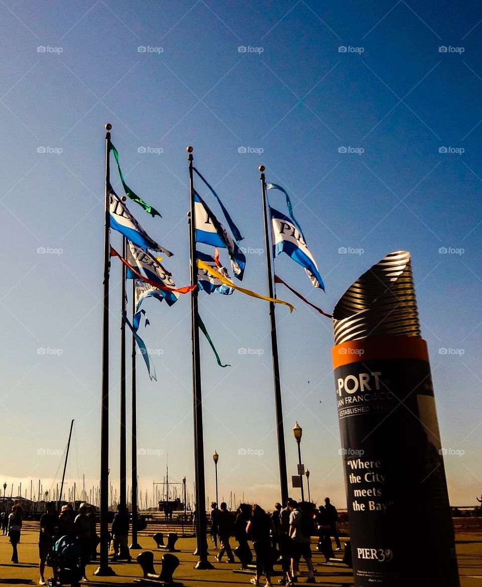 Pier 39 Flags