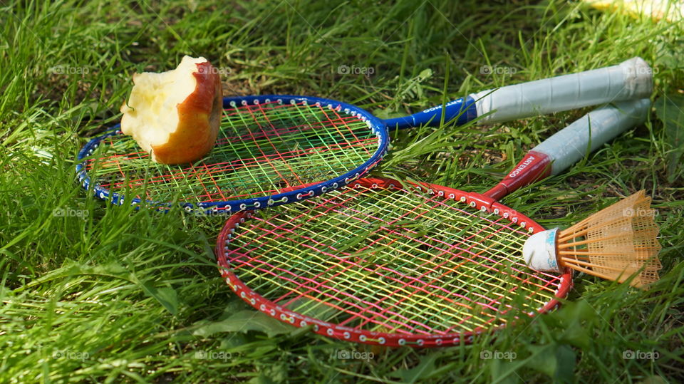 Grass, Summer, Leisure, Tennis, Racket