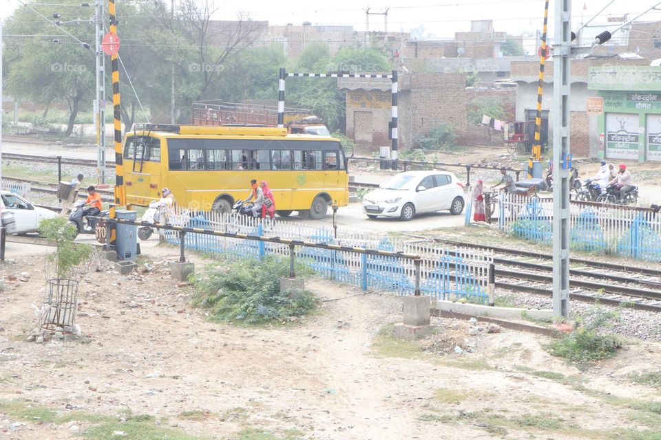 crowd of developing city:malout