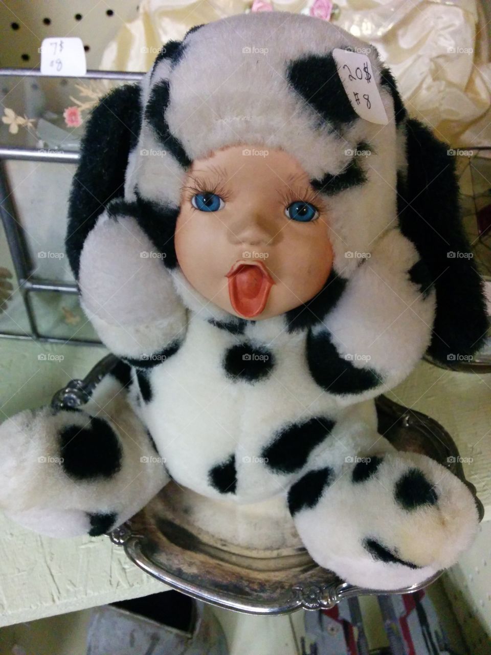 Creepy Dalmatian Doll