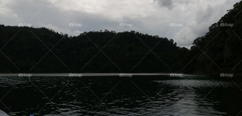 It's a twin lakes located in the philippines. It's nice place. Cool and fresh.