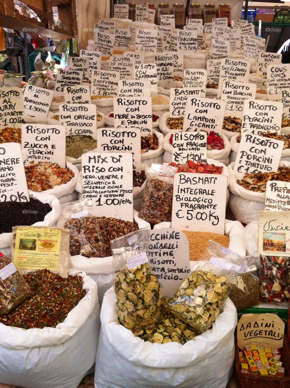 Italian market stall