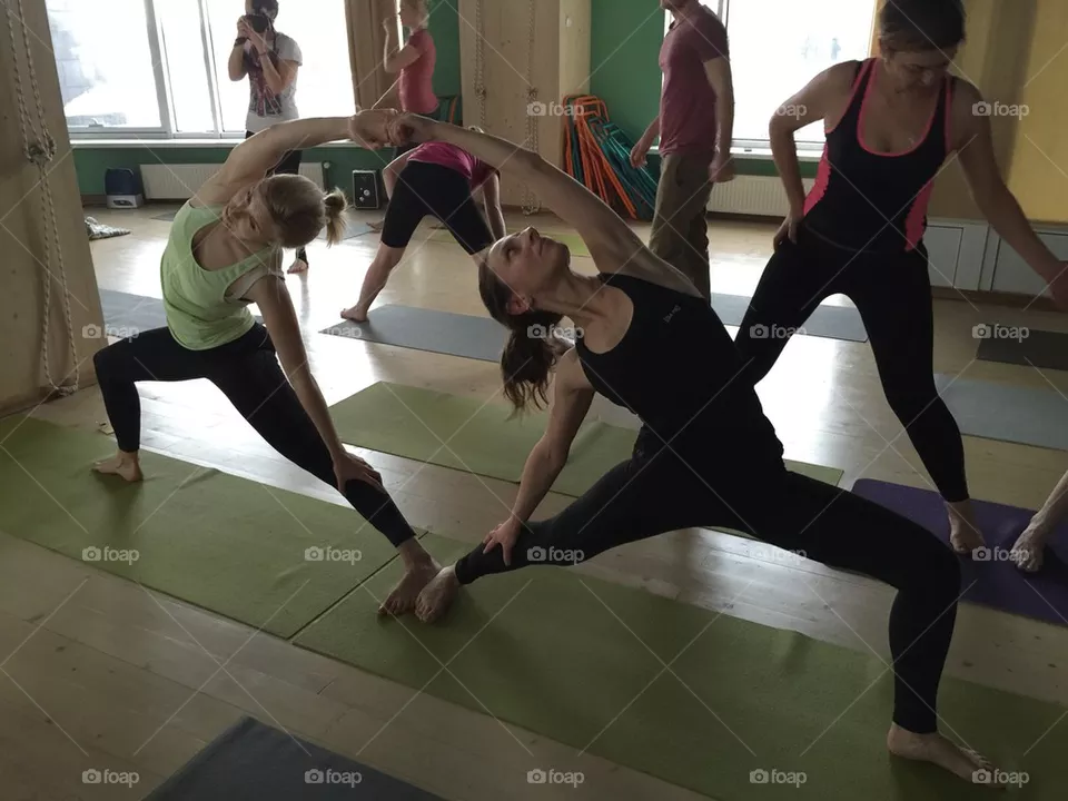 Yoga class