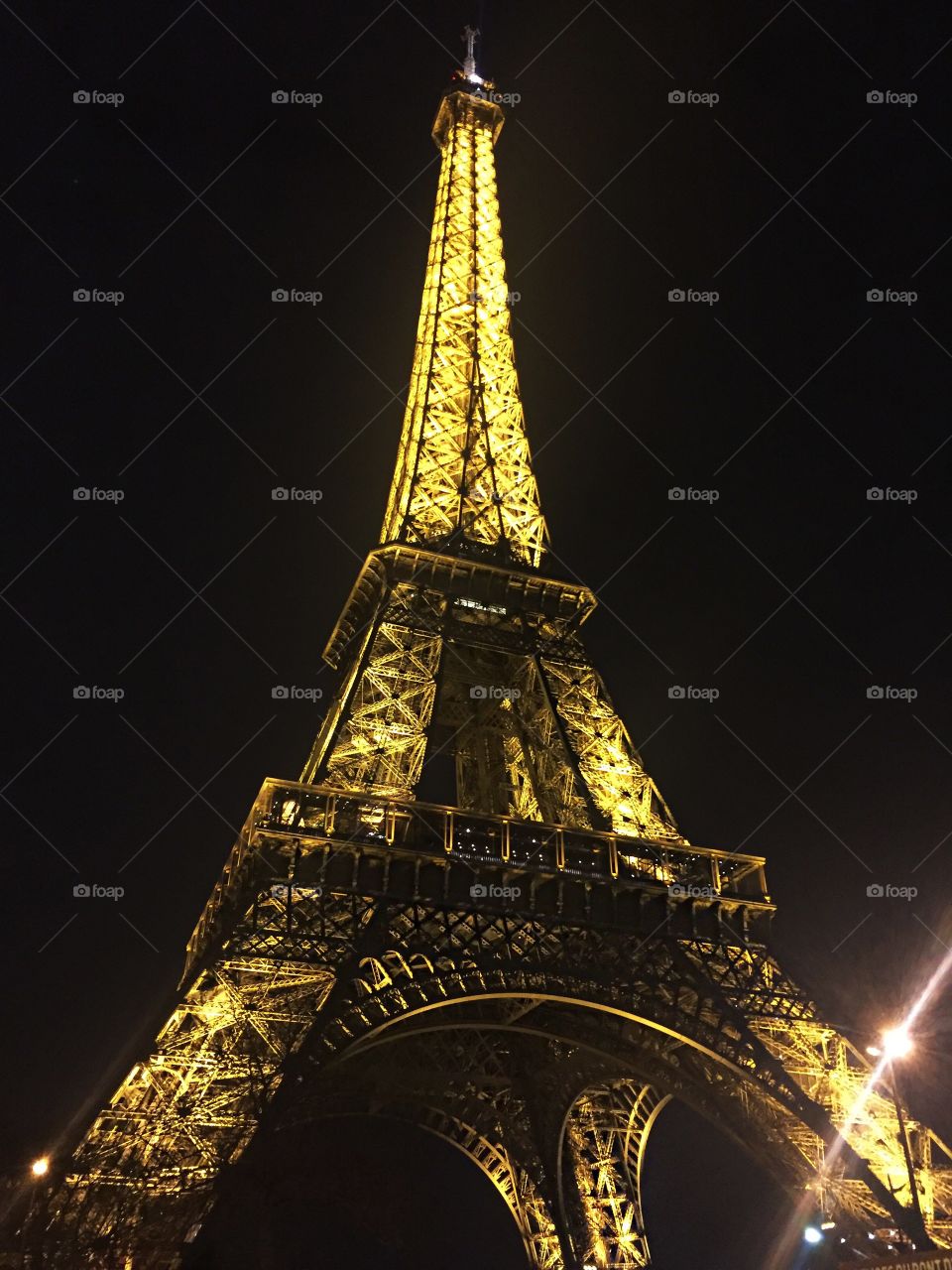 Eiffel Tower at night