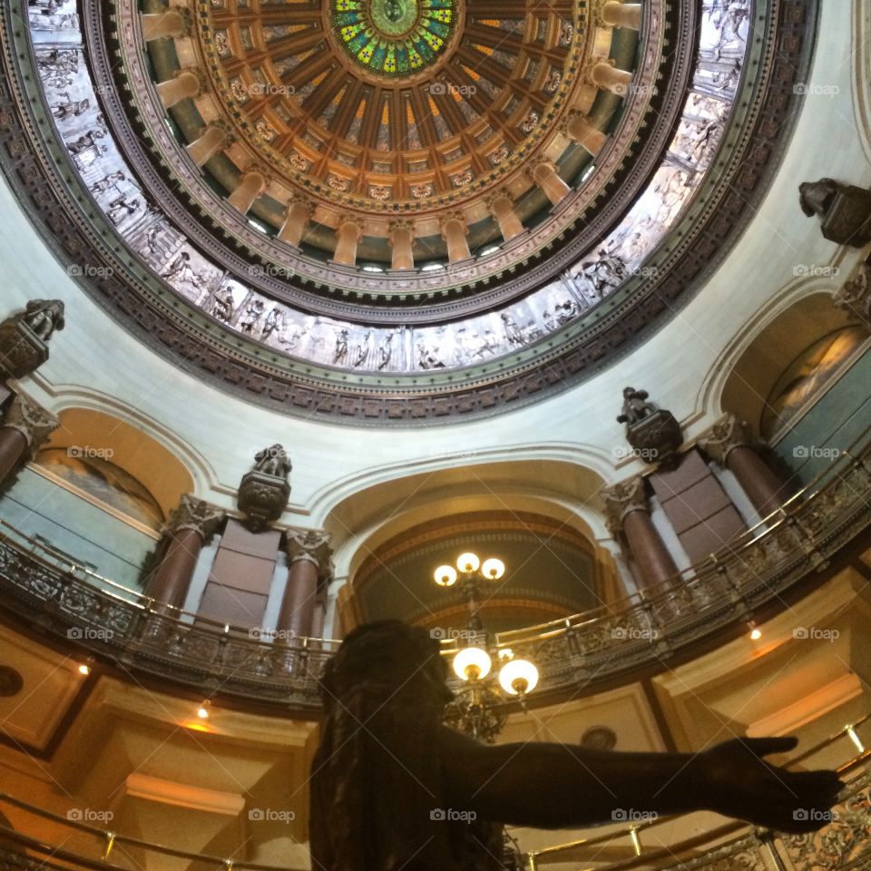 inside the state capitol 