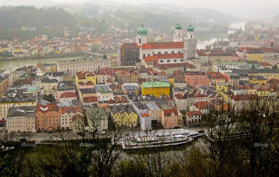 Passau rooftops