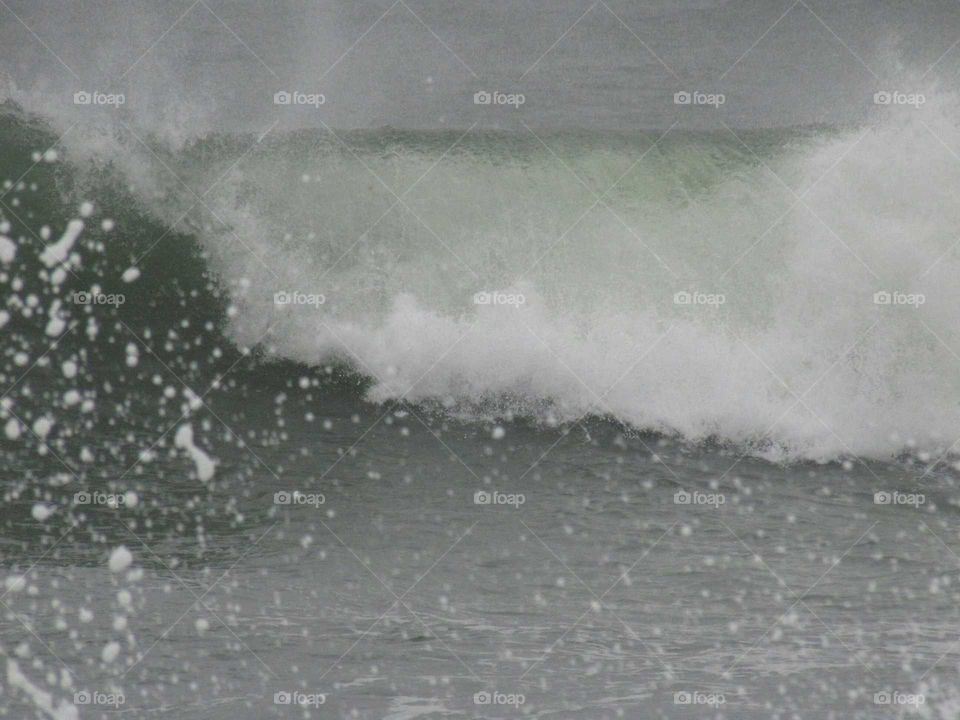Water, Surf, No Person, Storm, Spray