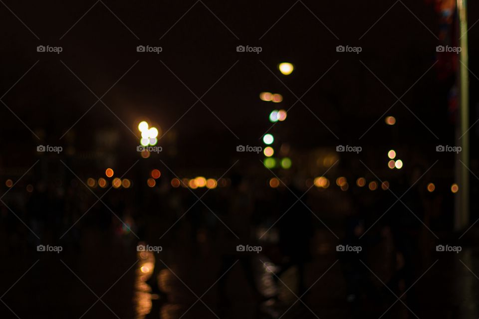 Christmas, Festival, Celebration, Flame, Blur