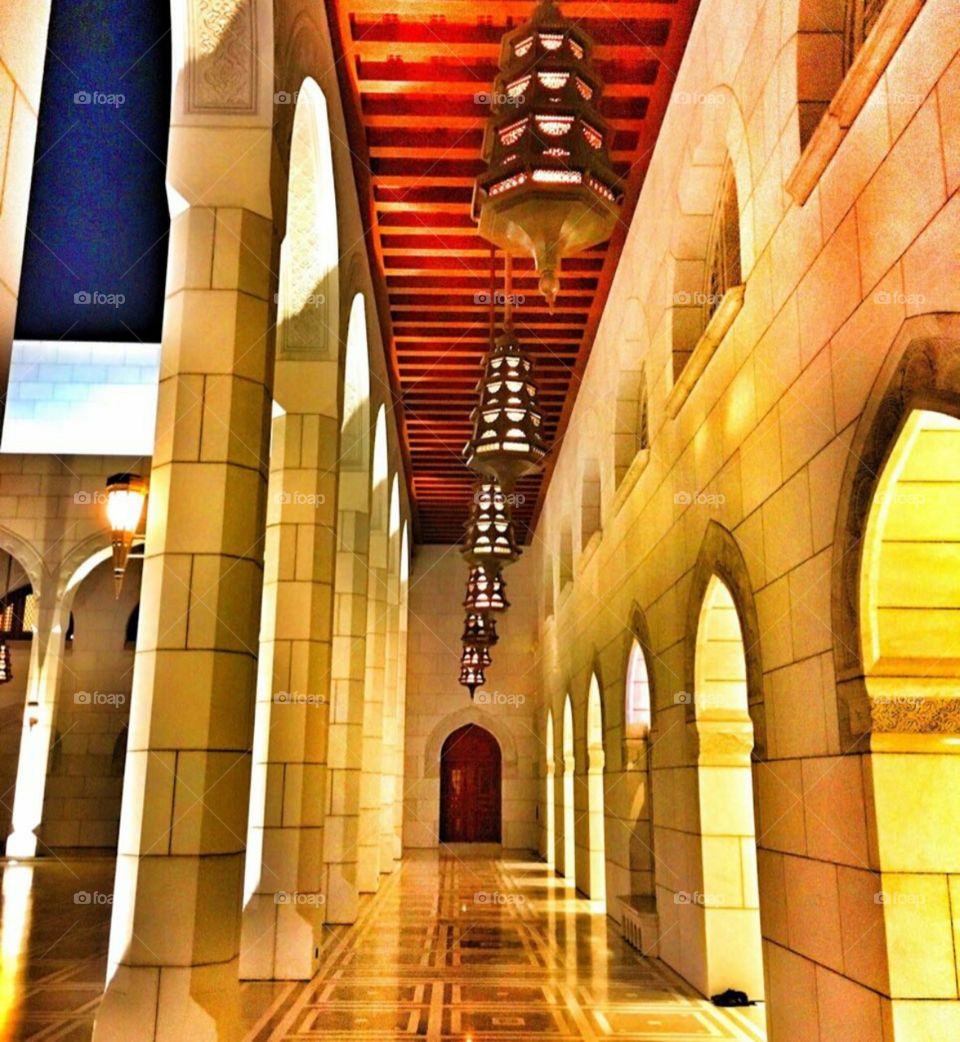 Mosque corridor