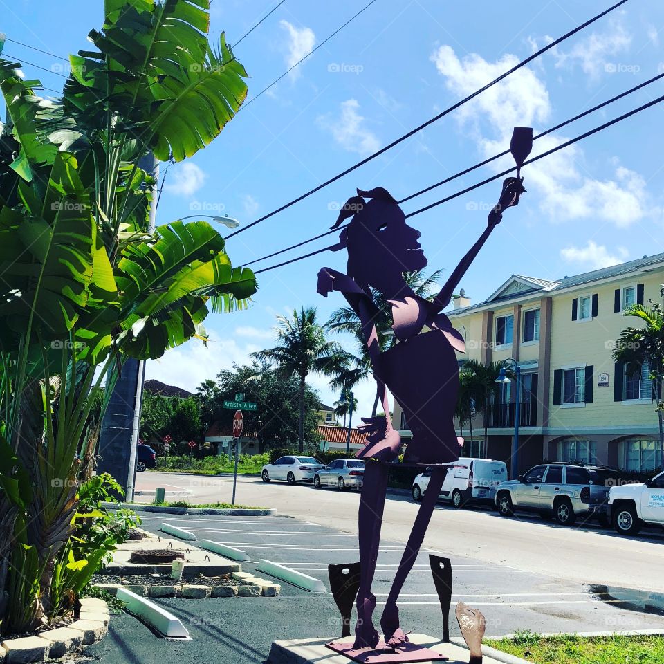 Delray Beach Florida, Art, Statues, Beautiful