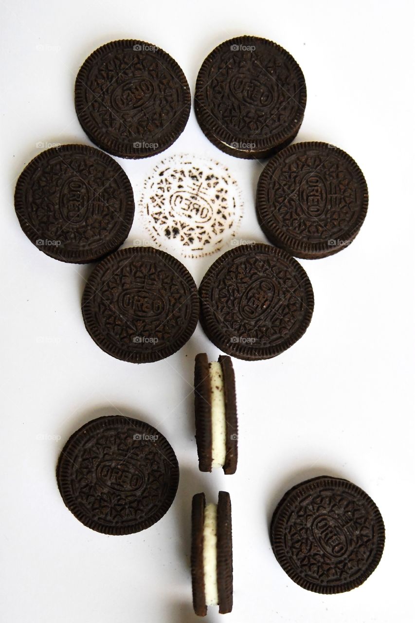 Oreo cookies flower