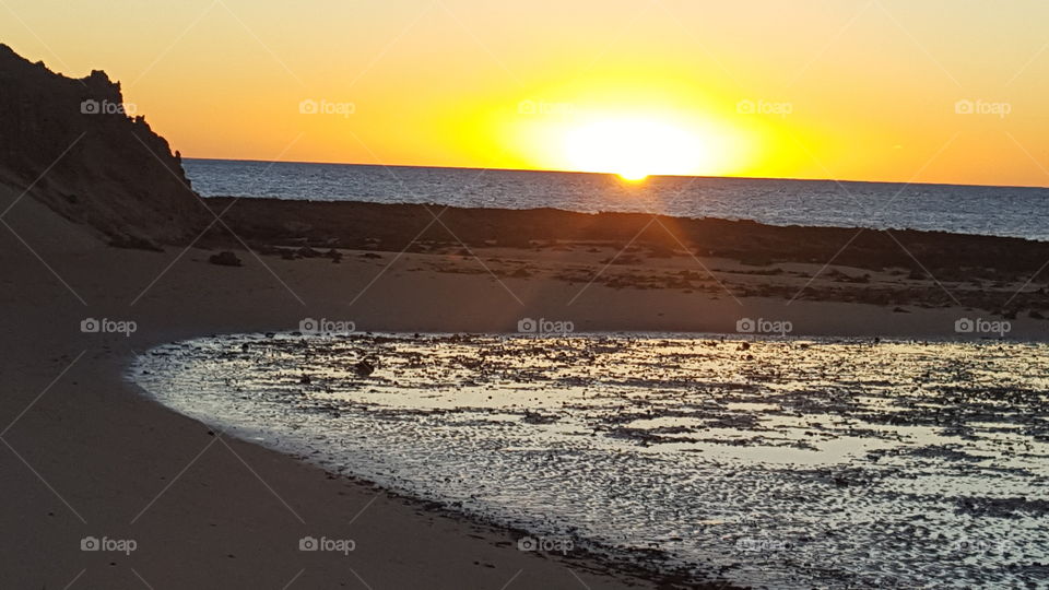 Sunset WA Beach Australia