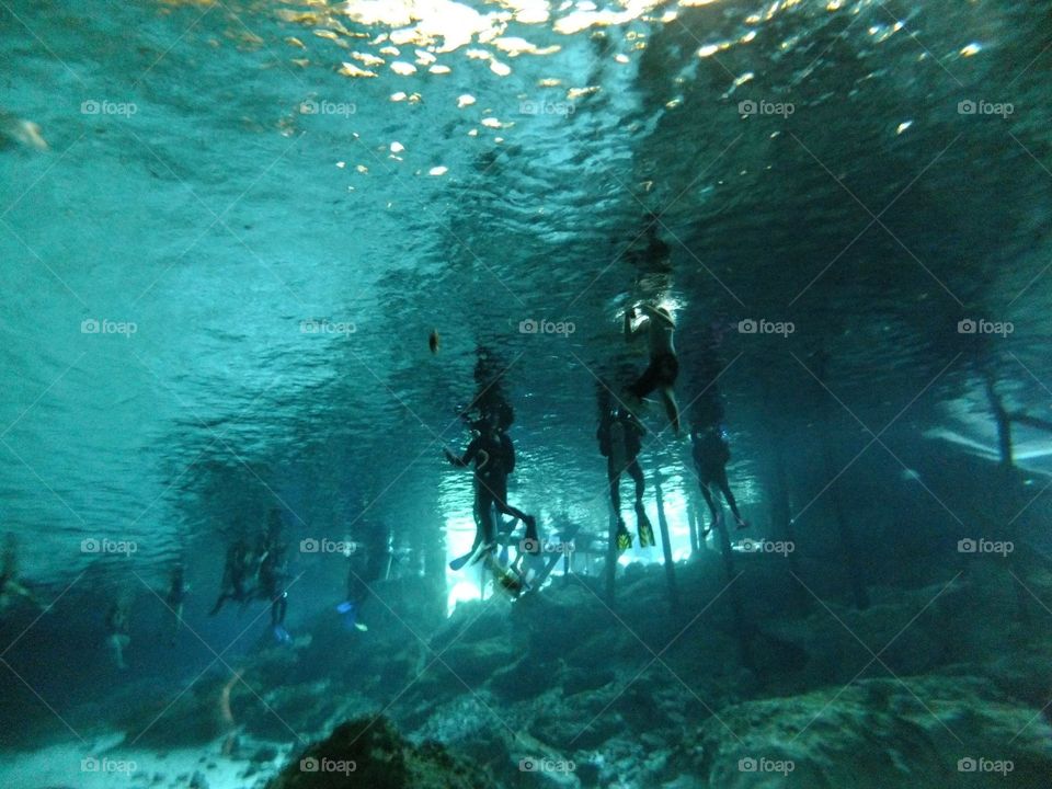 Cenote diving