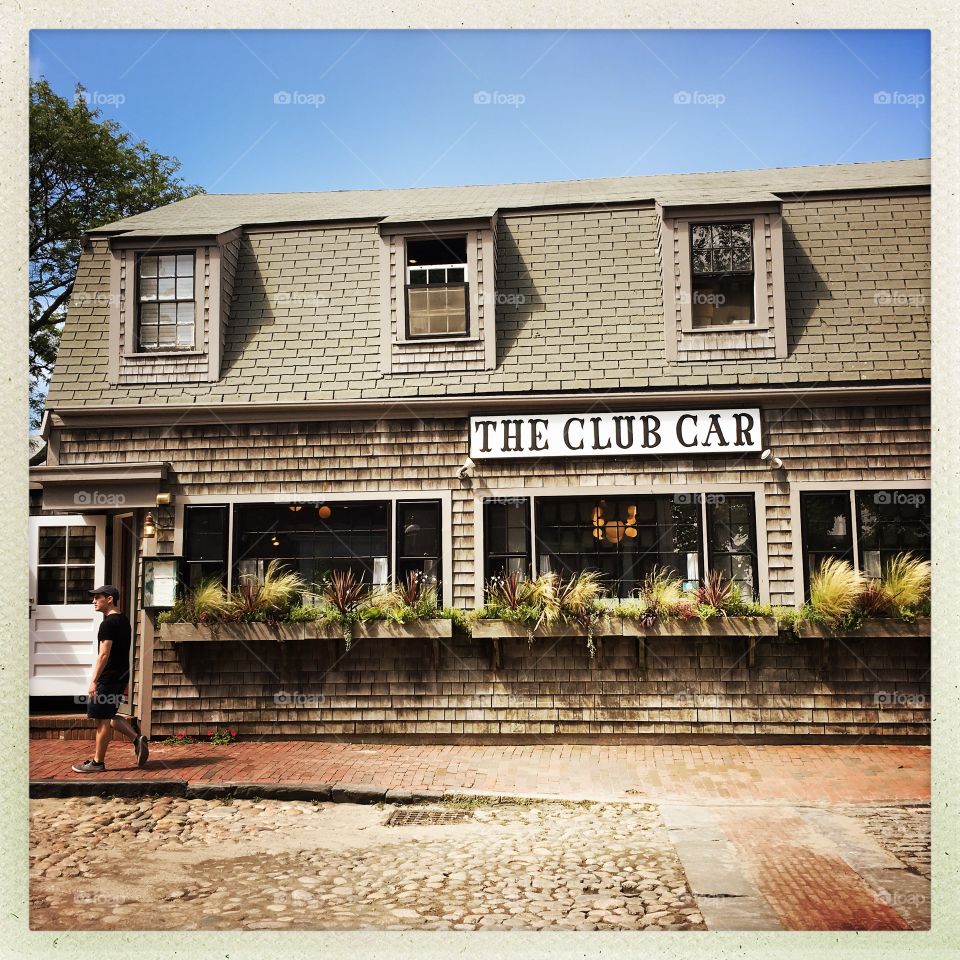 A classic restaurant, downtown Nantucket 