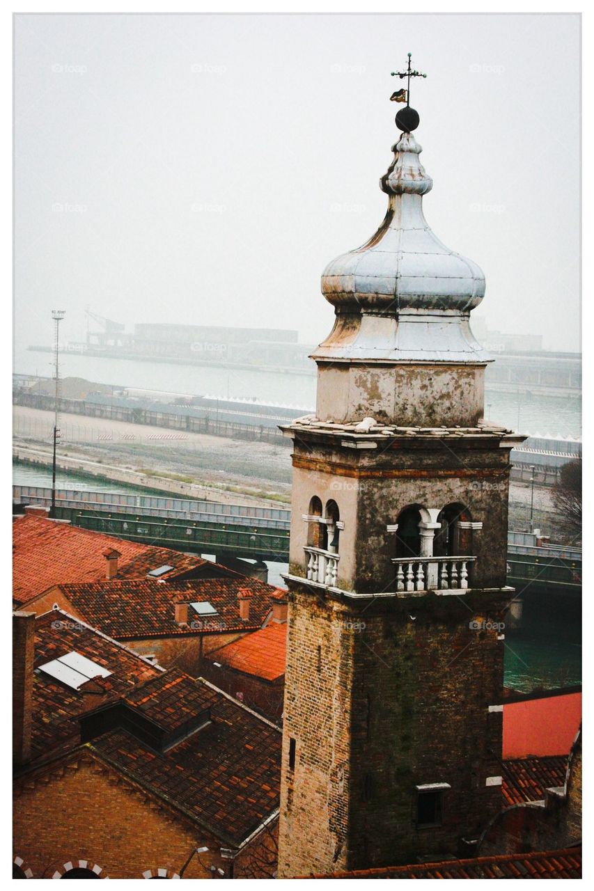 venice church tower