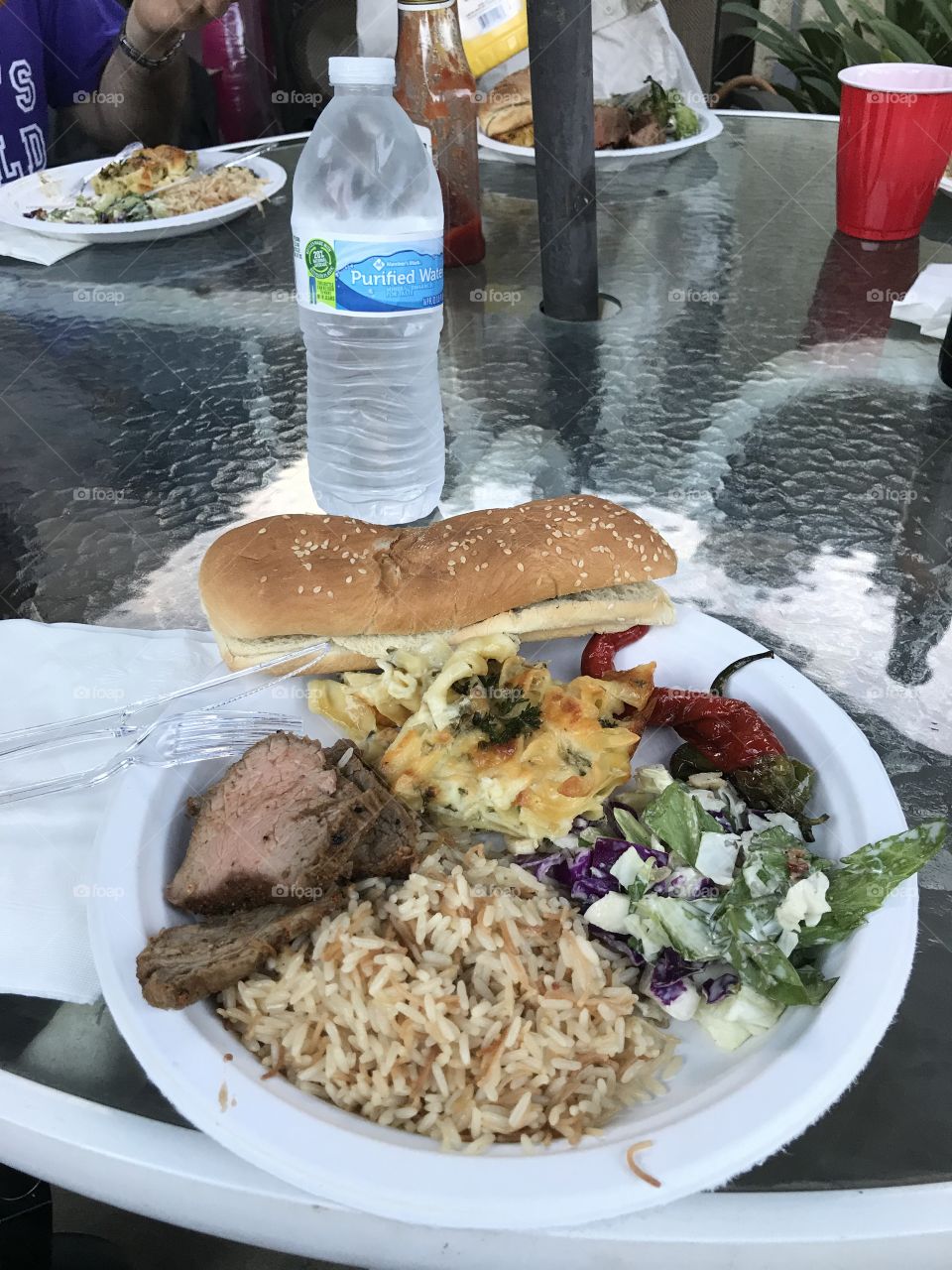 A Labor Day weekend meal at a friend’s house. 