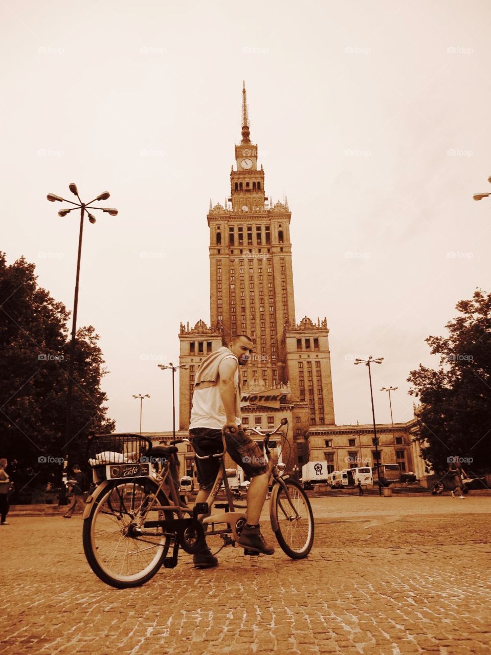 Biking in Warsaw
