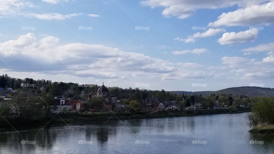 Looking out over the river in the gorgeous Towanda, Pennsylvania. Truly an incredibly beautiful place!