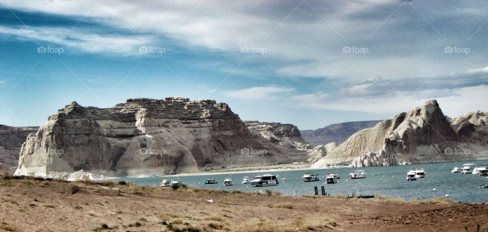 Lake Powell in  Arizona 