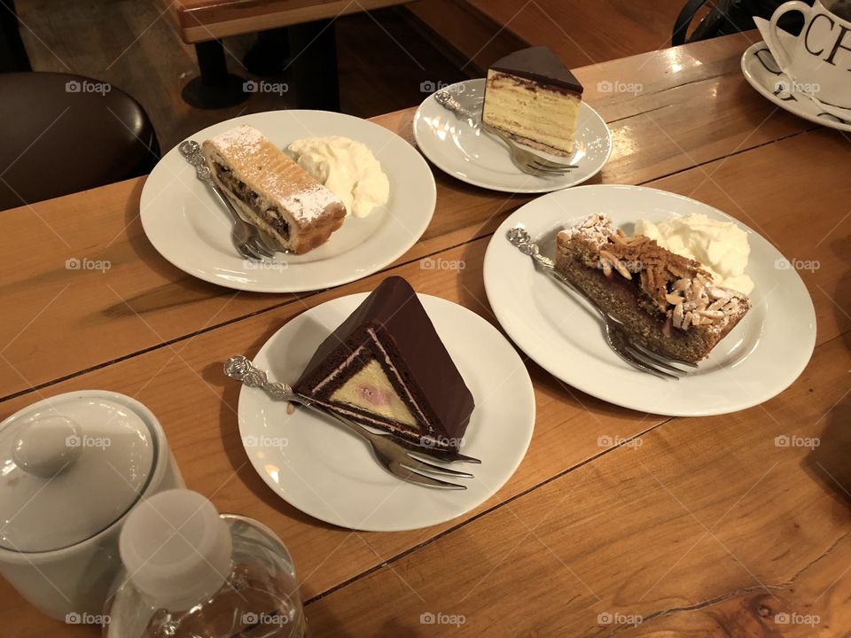 European desserts 