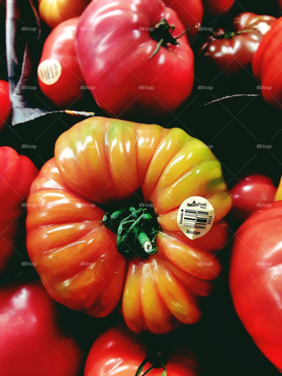Tomatoes at the grocery