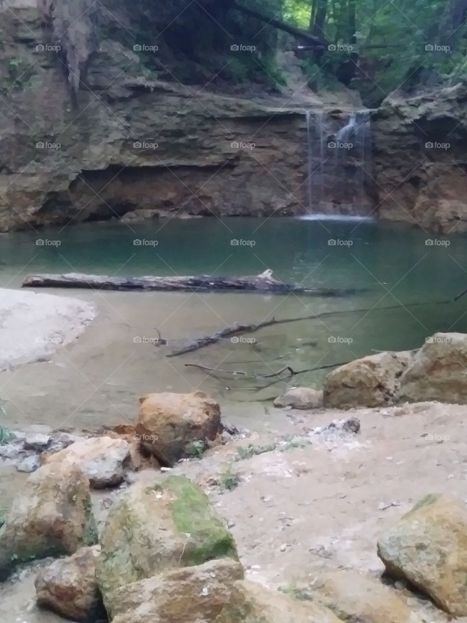 waterfall pond