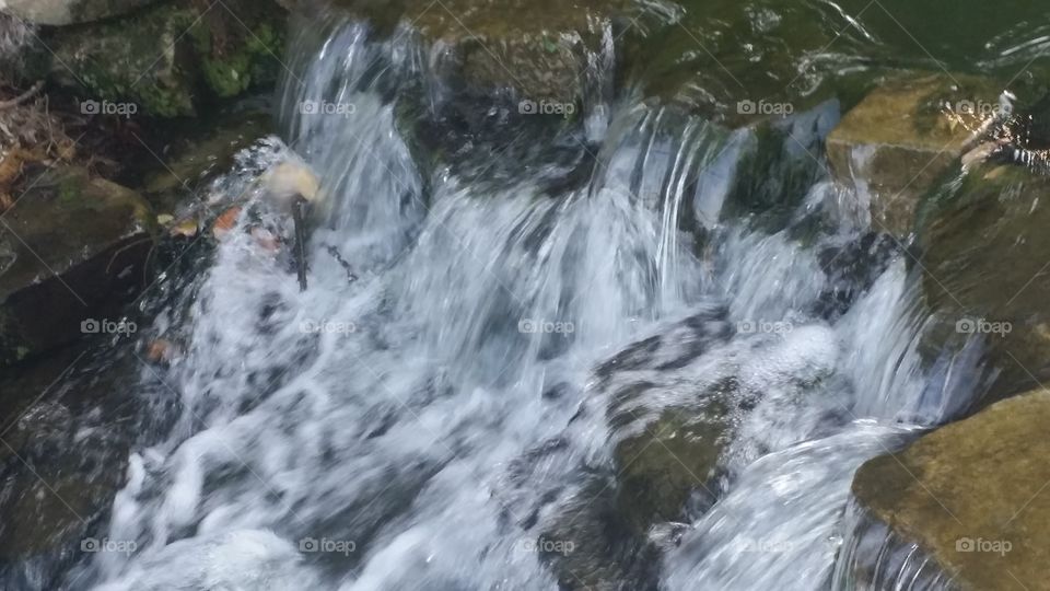 Waterfall, Water, Stream, River, No Person
