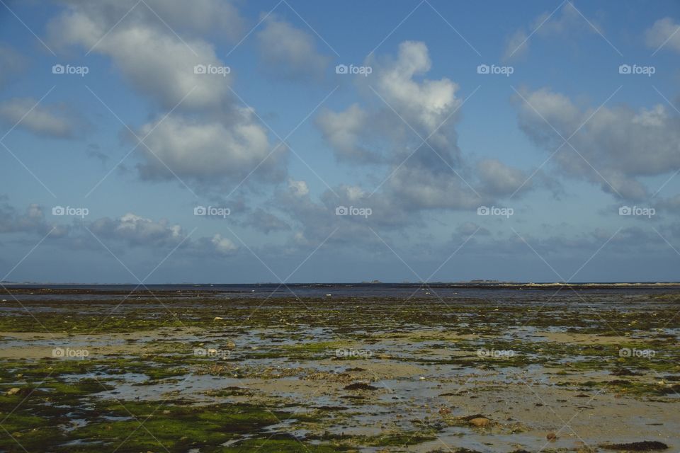 clouds over the river
