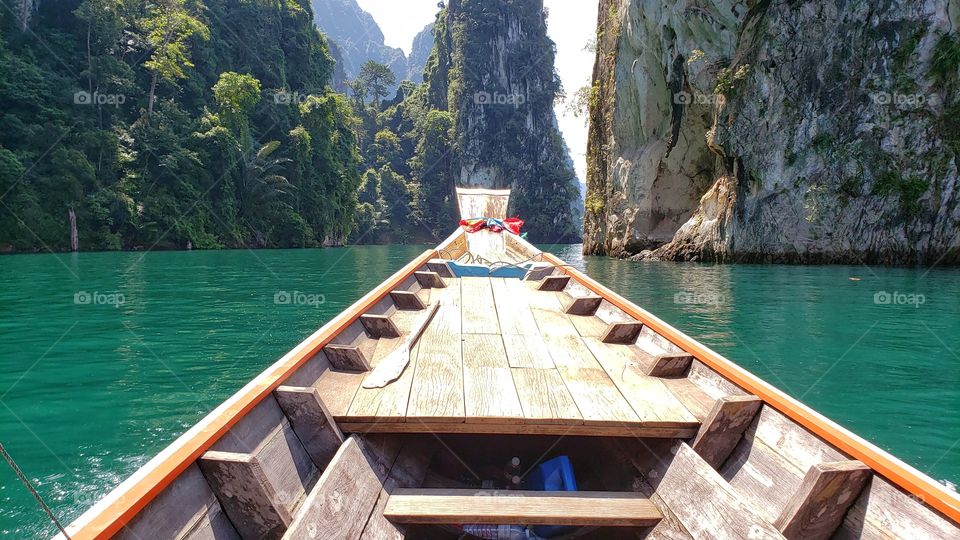 Thai longtail boat
