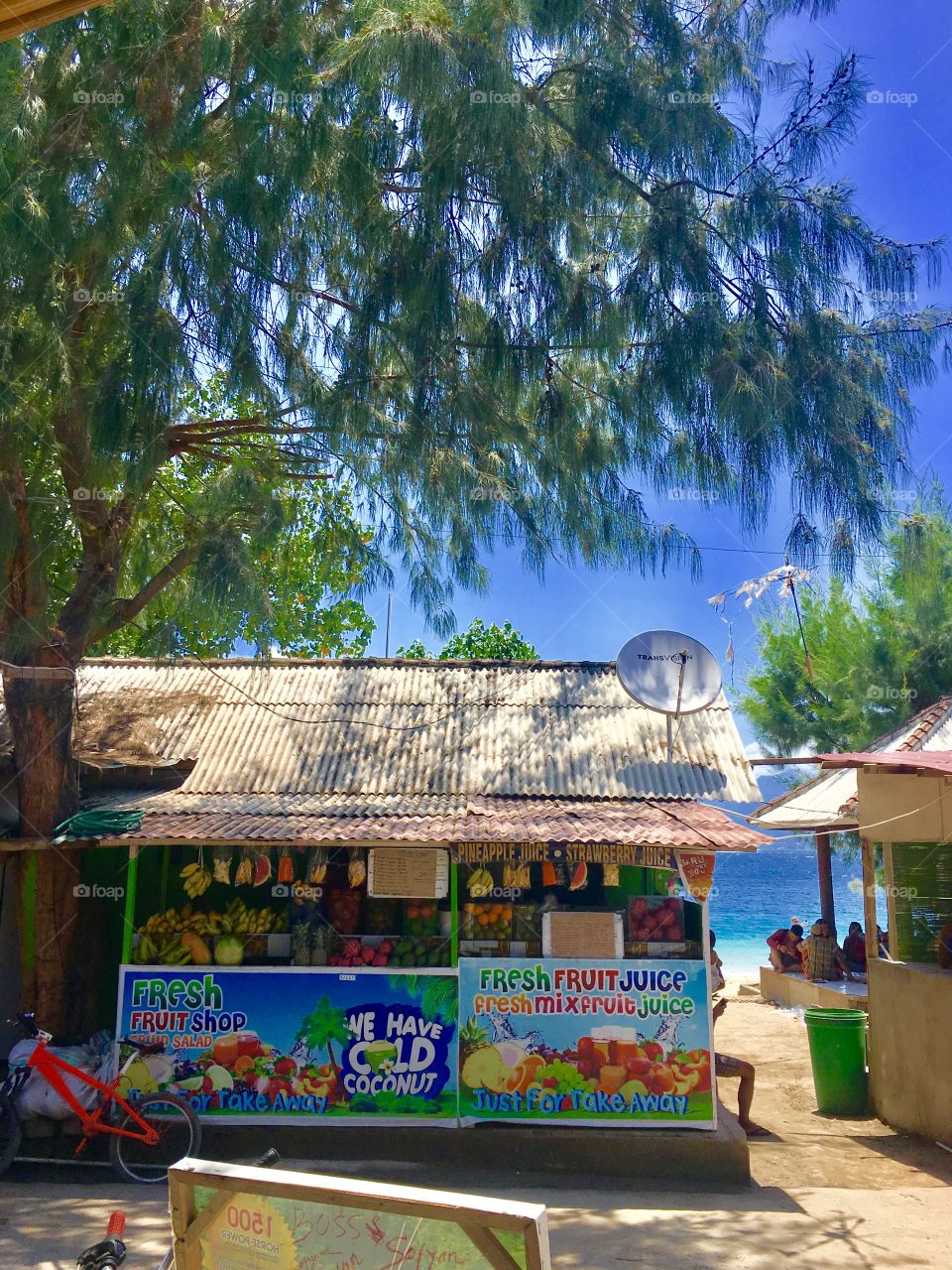 Fruit shack on Gili Trawangan 