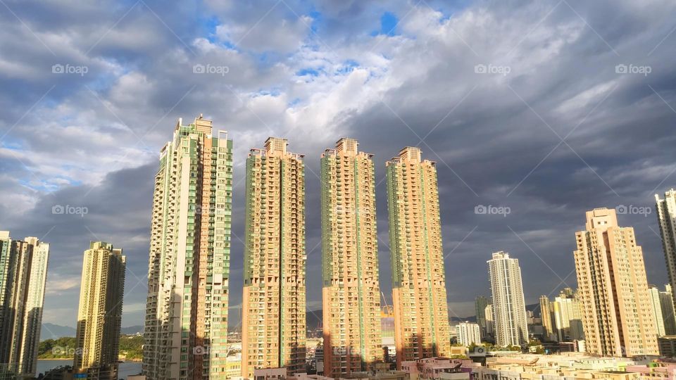 Cloudy Hong Kong