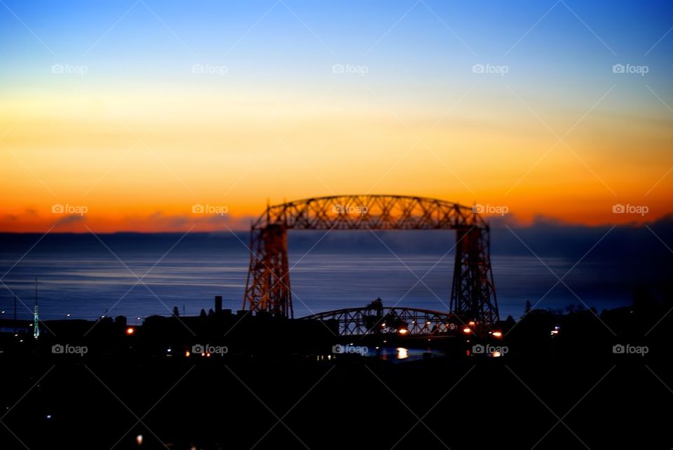 Harbor Bridge Sunset