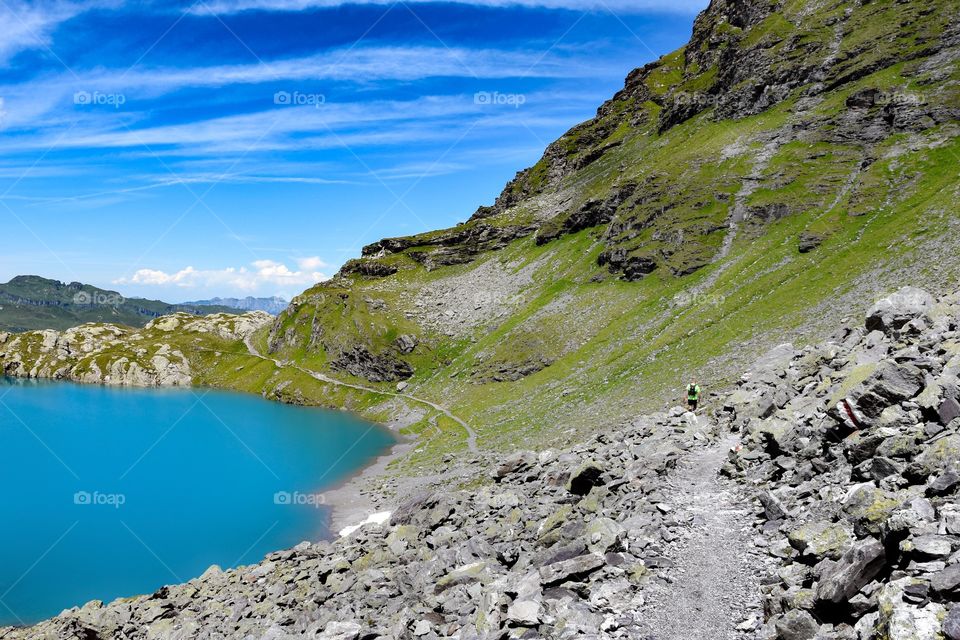 mountain landscape, swiss alps.