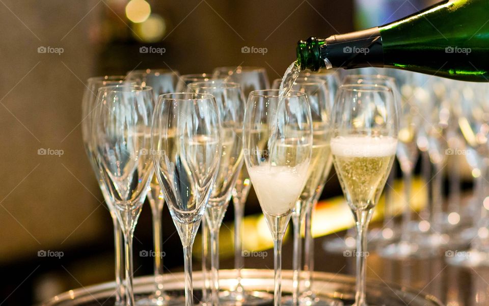 Champagne on arrival