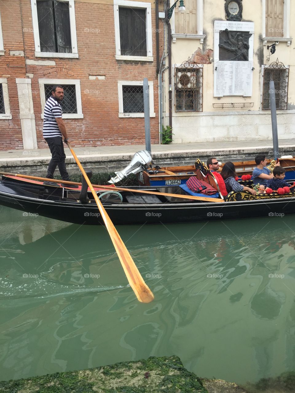 Venice gondola canal