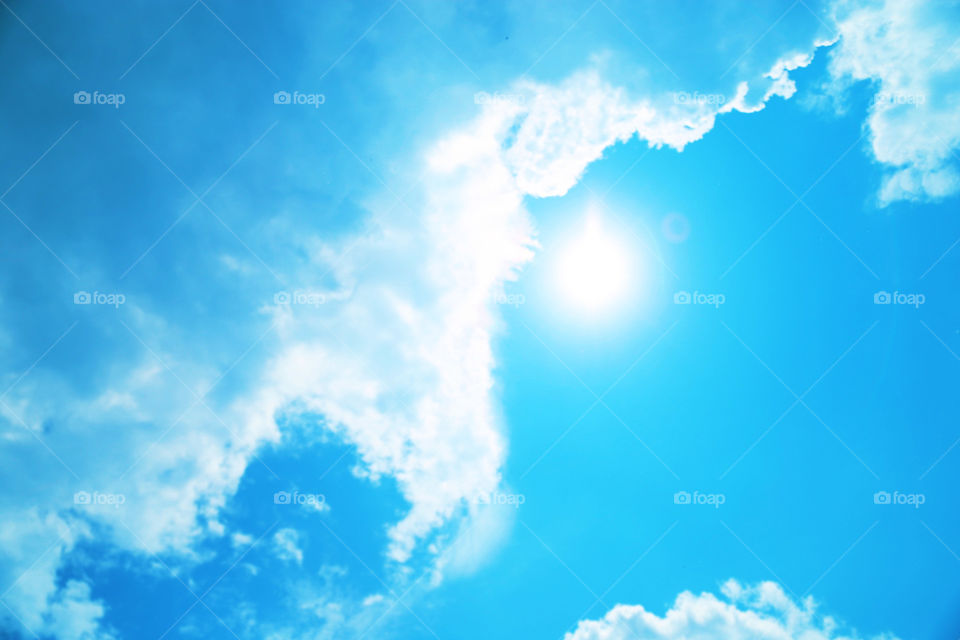 Cloud and sun