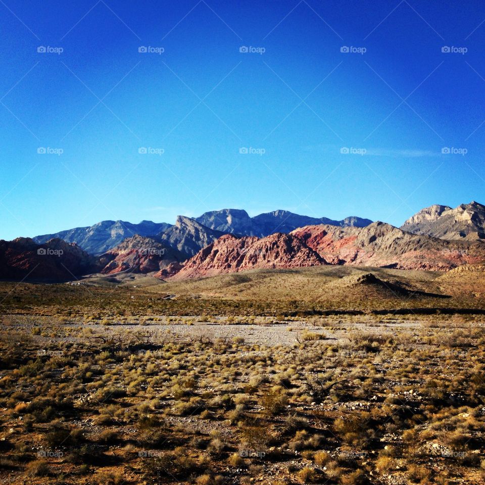 Red rock. Beautiful day