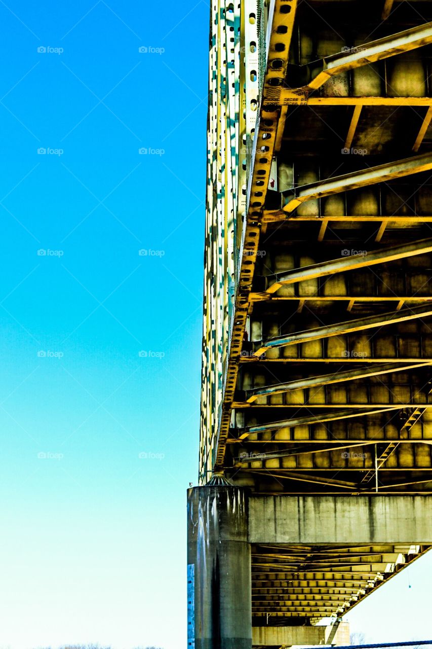 Under bridge 